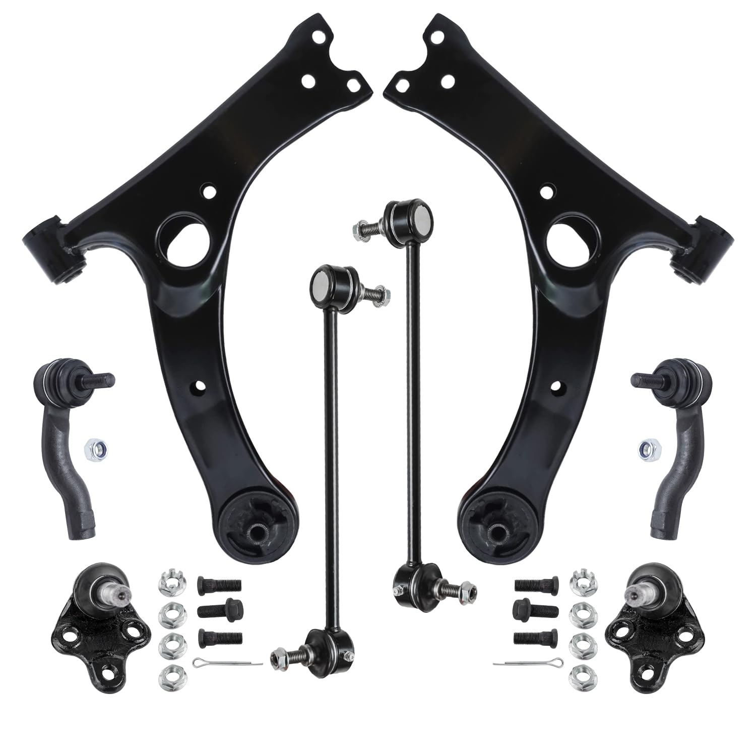 Detroit Axle - Front End 8pc Suspension Kit for 2001-2005 Toyota Rav4 2002