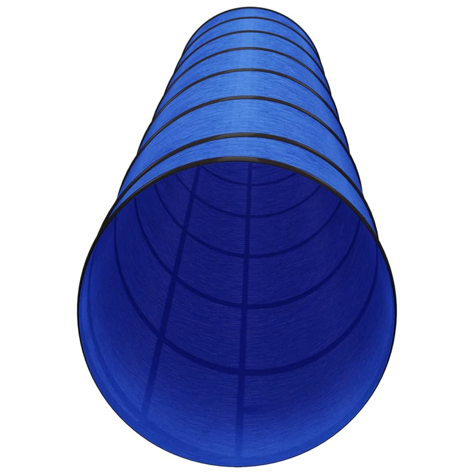 Hundetunnel, blau, Ø 50 x 300 cm, Polyester, perfekt für Hundetraining und Spielen im Freien, Pop-Up-Spielzeug, Agility-Ausrüstung für Hunde, Katzenspielzeug oder Tunnel