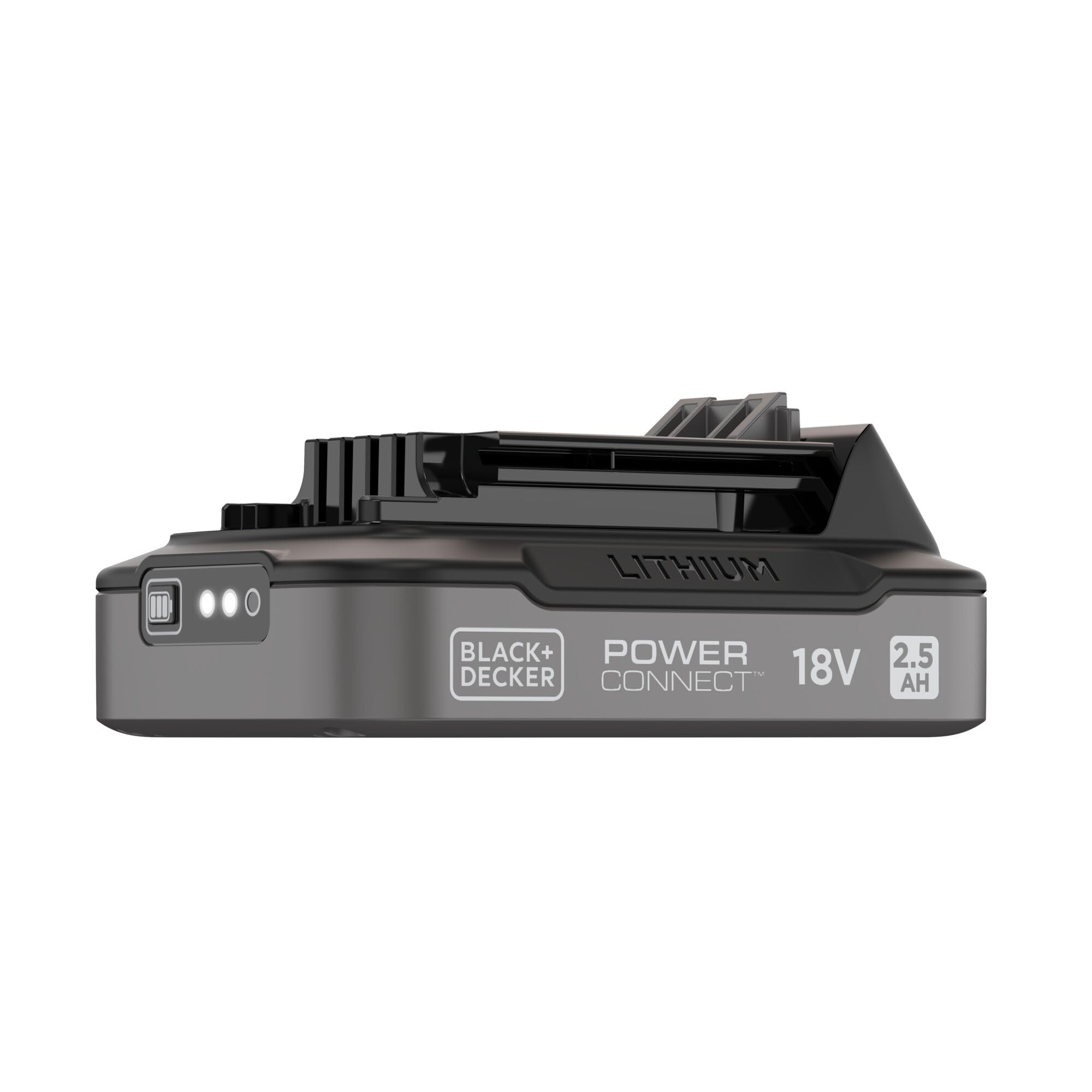 BLACK+DECKER POWERCONNECT 18V 2,5Ah Bateria litowa jonowa o stanie ładowania, BDL2518S-XJ