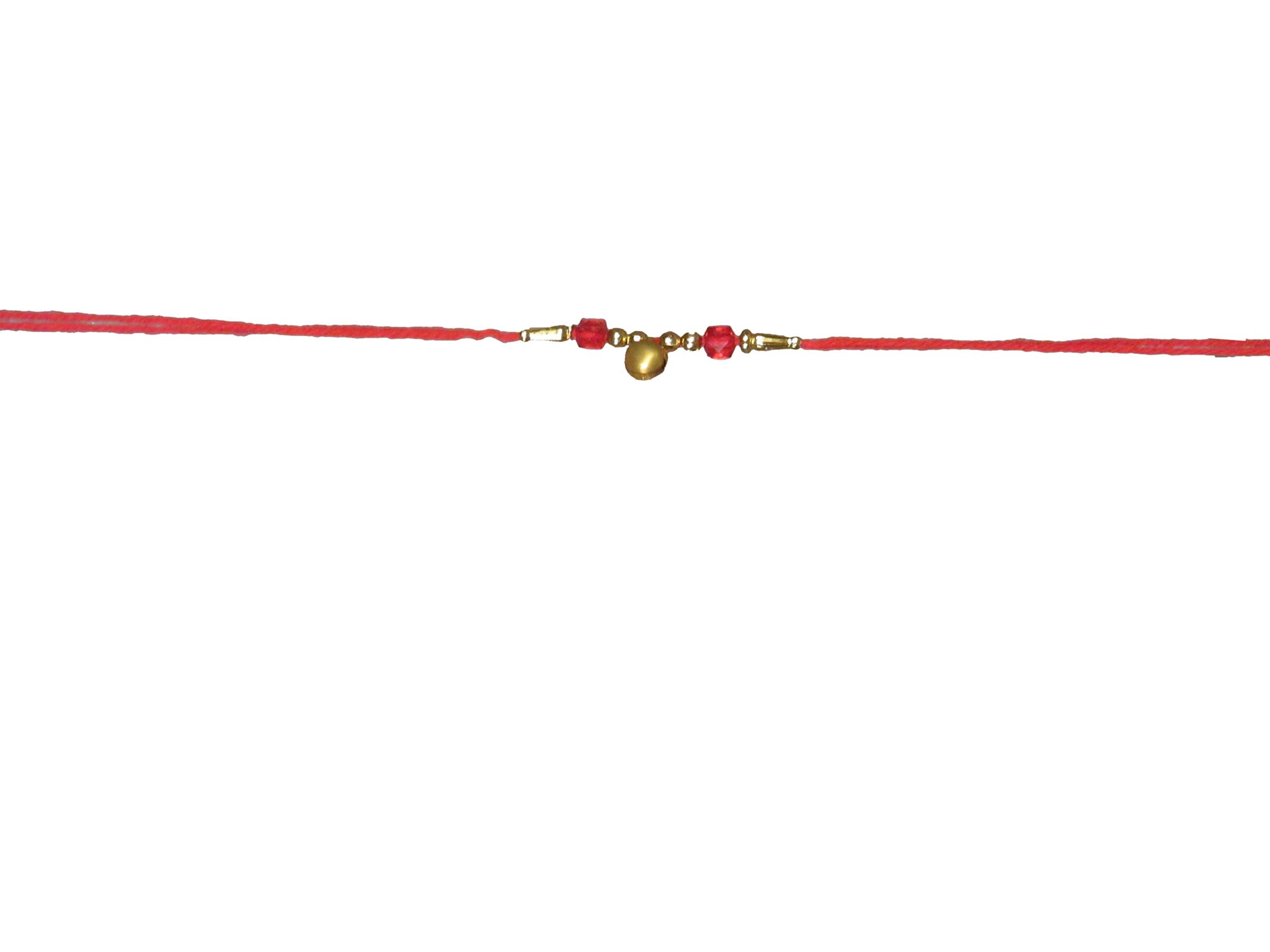 Suninow Golden Ghungroo Rakhi for Brother | Rakhi Set (Pack of 2)