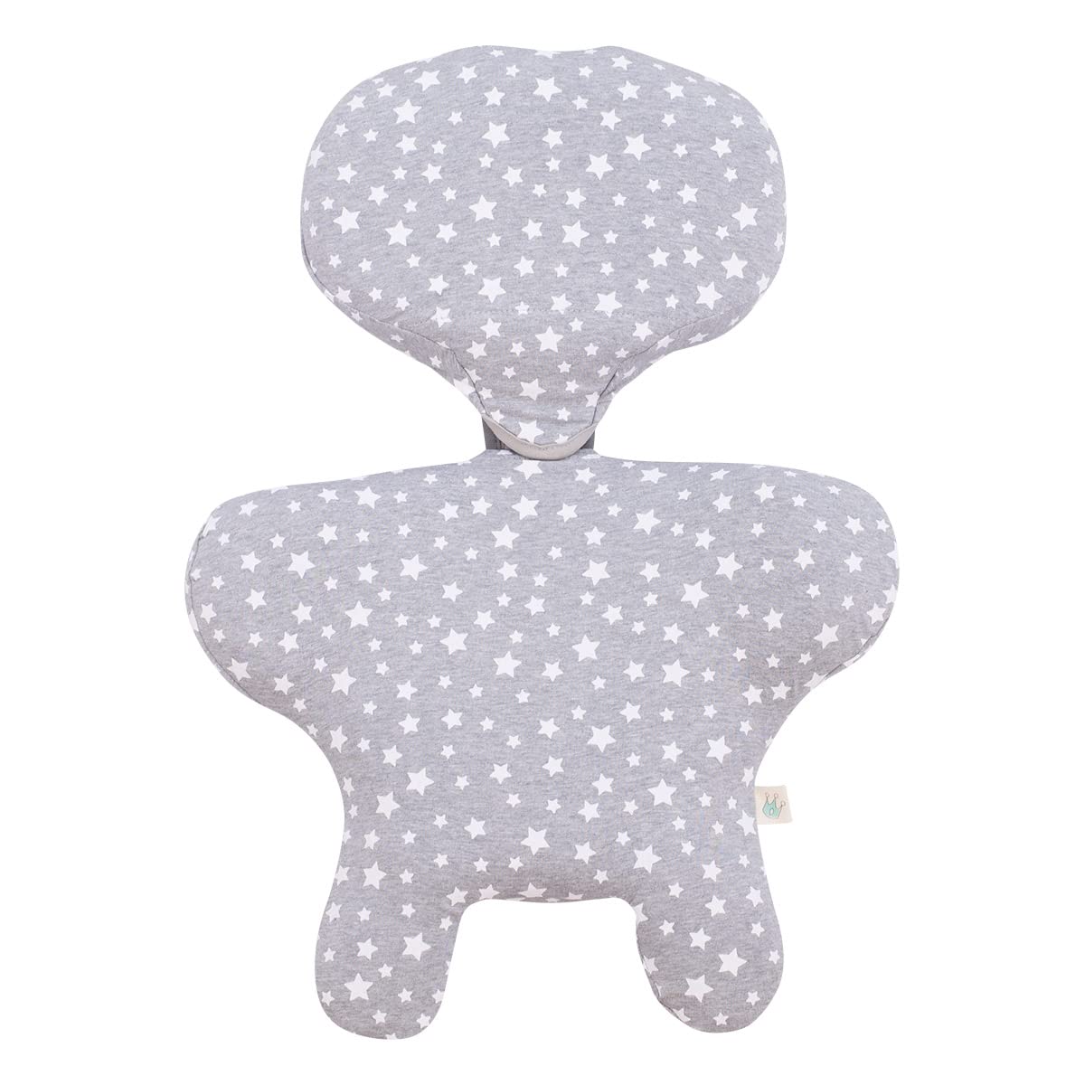 JYOKO KIDS Funda de algodón para reductor de silla de coche compatible con Romer Dualfix I-Size (White Star)
