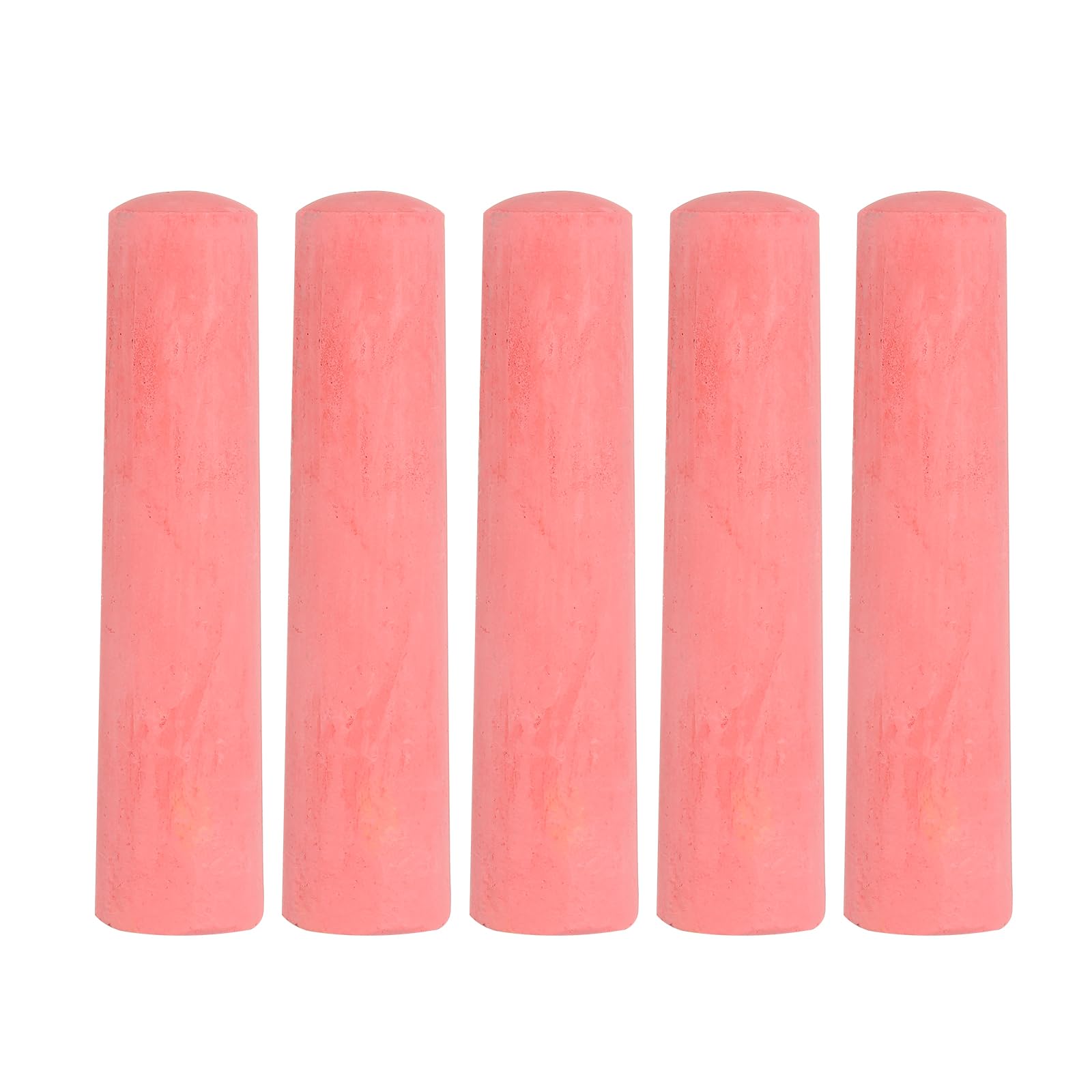 PATIKIL 5 PCS Dustless Chalk, Red Sidewalk Chalk Large Solid Huge Washable Street Chalks for Outdoor Adults Painting Graffiti Art