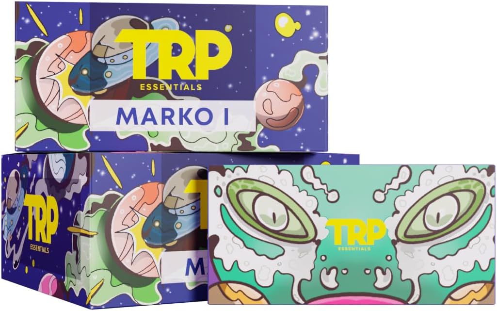 TRP MARKO I - Pack of 15-32 Leaves & 32 ROACHES (32+32) - Unbleached Rolling Papers with Roach Paper Book/Filter Tips