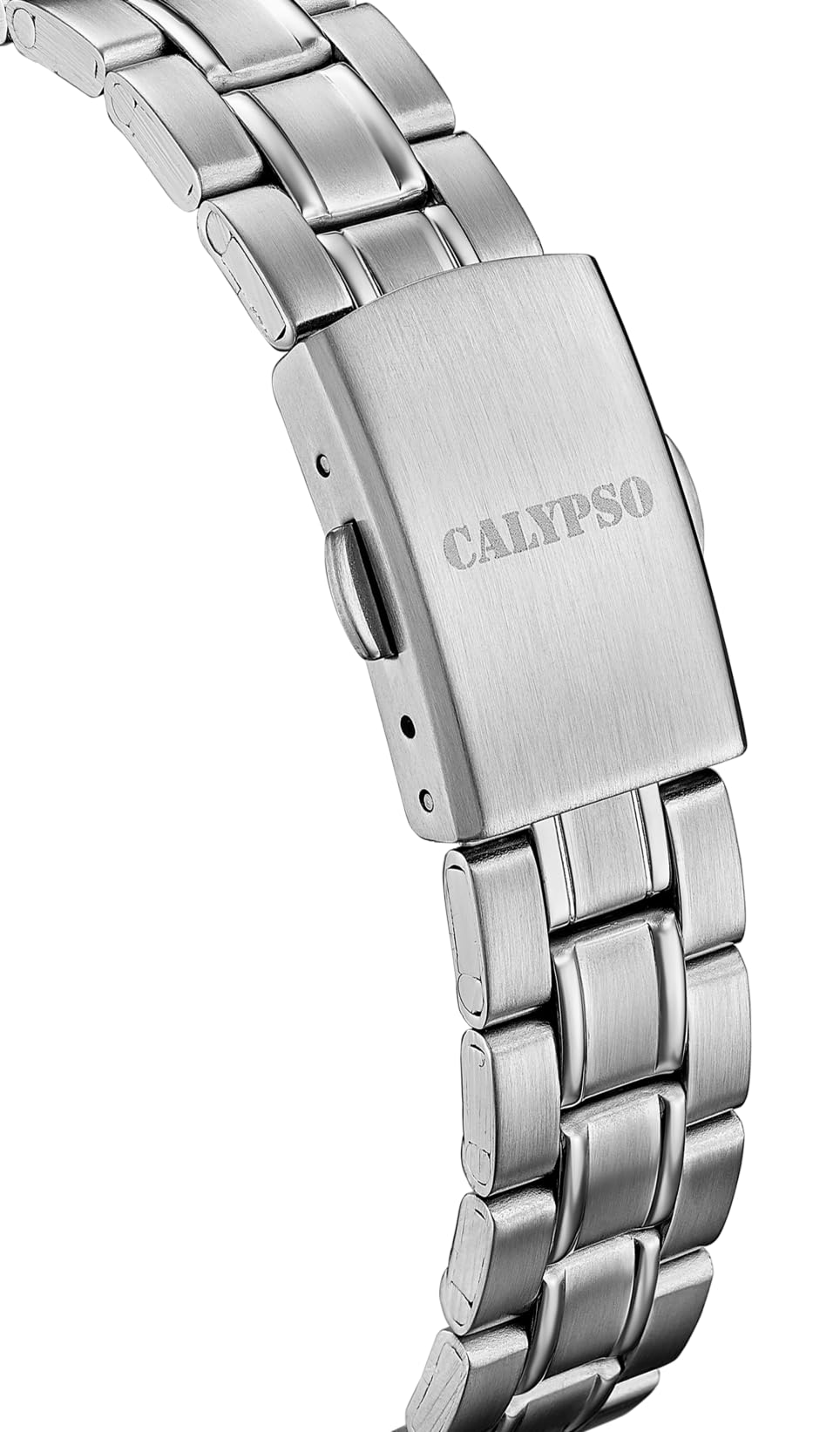 CALYPSO Reloj Mujer Analógico de Acero Inoxidable 316l Plateado | Movimiento de Cuarzo, Cristal Mineral de Alta Resistencia, Resistente al Agua 5 ATM K5867/3, Basic