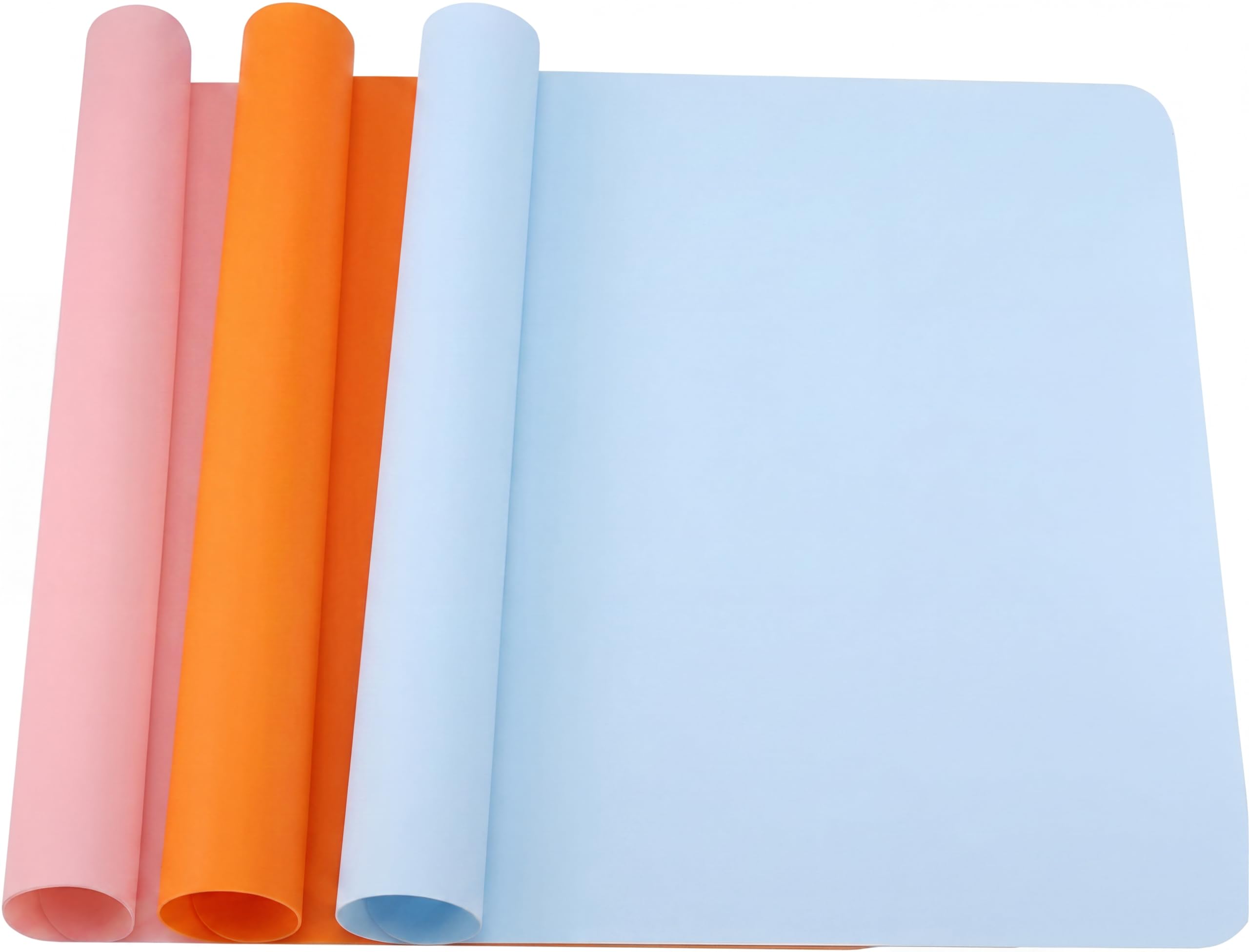 3 Pack Large Silicone Mat 30x40cm, Food Grade Silicone Placemat
