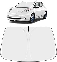Vista 174 de Proadsy 2025 - Parasol para parabrisas actualizado con ajuste personalizado para Nissan Rogue 2014-2020, protector plegable de 4 capas
