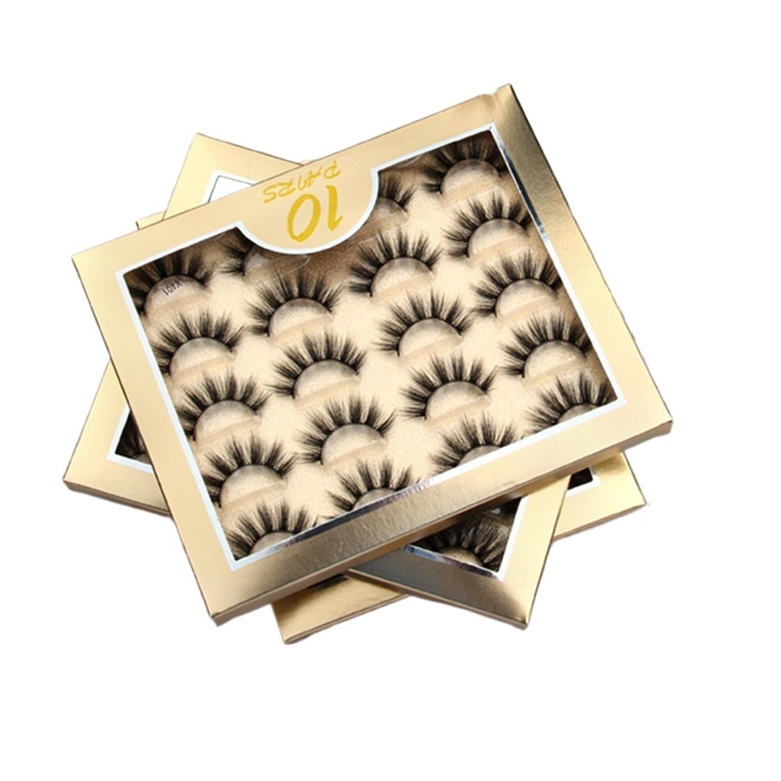 UAMOU Künstliche Nerz-Augenwimpern, MIX, 28 Stile, natürliche, weiche, künstliche Wimpern, flauschiges Volumen, handgefertigtes Kunst-Cils-Make-up in großen Mengen Cheerfully (Color : Y408, Size : 5