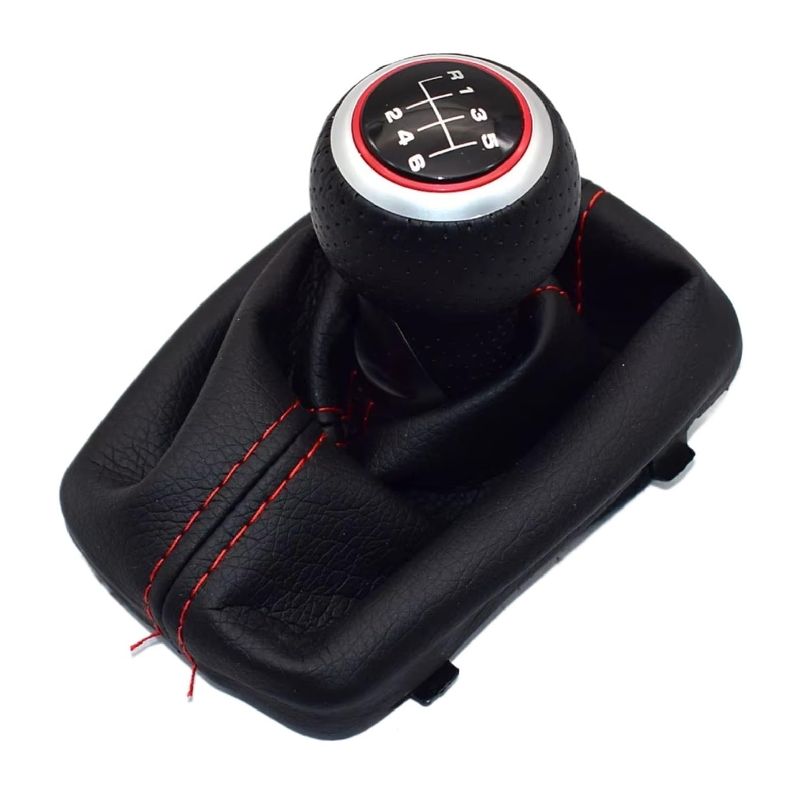 HILLAR Car Gear Stick Knob for /A3 /S3 8L 2001 2002 2003 6 Speed 5 Speed Gear Shift Stick Lever Knob Gaiter Gaitor Boot Cover(6 Speed H01)