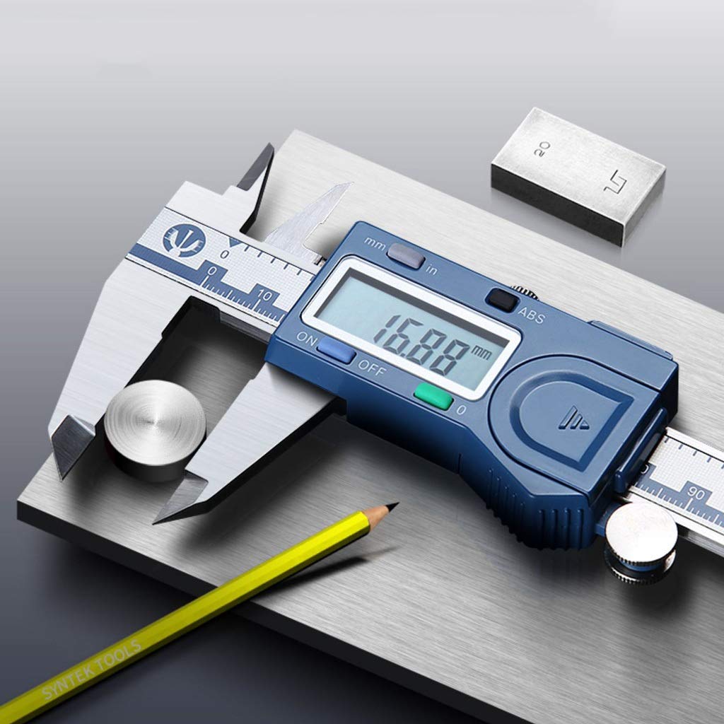 Suwalizki Elektroniczny Cyfrowy Cyfrowy Zacisk Ze Stali Nierdzewnej Vernier Caliper High Precision Industrial Pomiar Narzędzia Zakres: 0-150mm