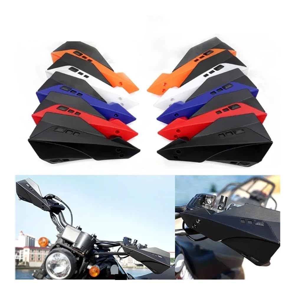 Protector guardamanos 1 Par De Protectores Maneta Freno, Parabrisas Hueco, Manos Anticaída para Motocicleta