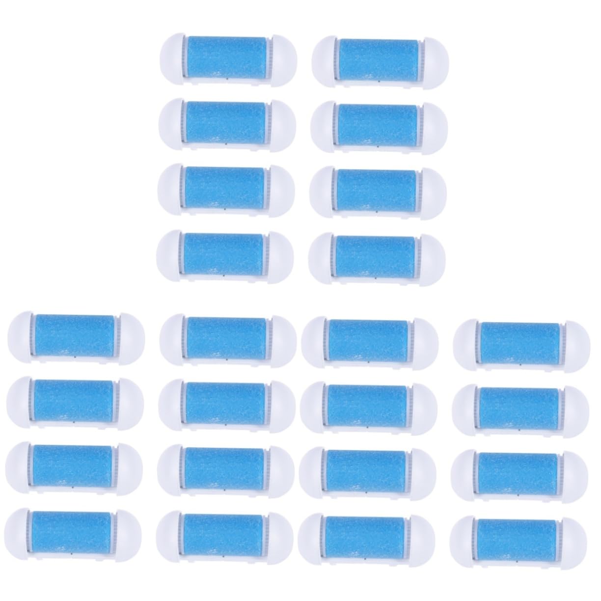 minkissy 30 Piezas herramienta para el cuidado de los pies de pedicura cabezas extra gruesas para pies amoladora lima pies cabezales de rodillos de repuesto rodillo de repuesto