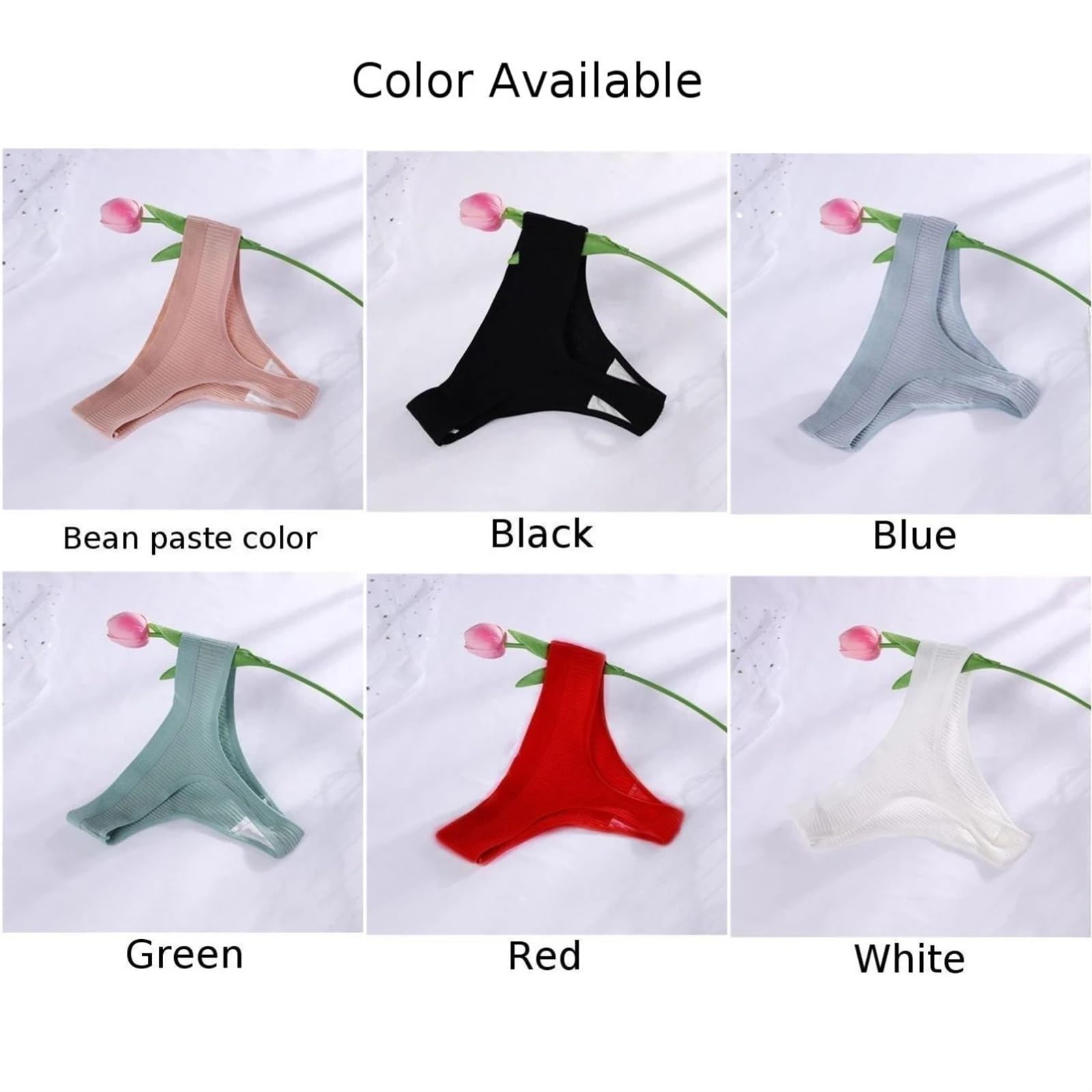 Mutande Bikini Slip 3 Pezzi Perizoma Senza Cuciture for Le Donne Sexy Biancheria Intima a Vita Bassa Mutandine Perizoma in Seta ghiacciata Slip a T-Back Traspirante Lingerie(Blauw,XXL)