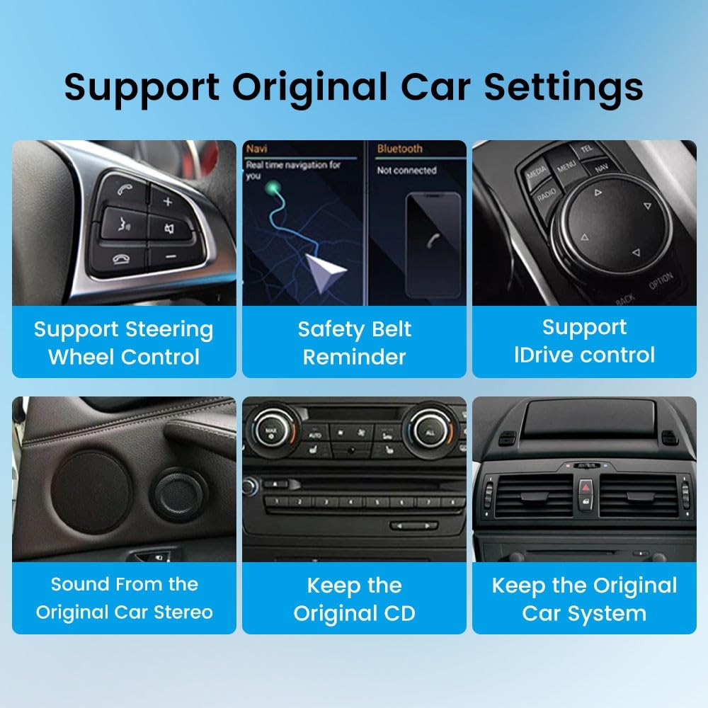 Coche CarPlay Android Auto Navegación Estéreo Pantalla Táctil GPS para BMW X3 E83 2006-2011 CCC/OEM NO Screen 10.25" Radio Display IPS Headunit Tablet Reproductor Multimedia