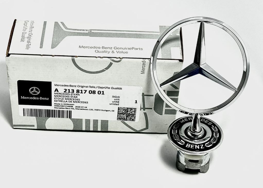 Mercedes-Benz Stern original Ersatzteil Emblem Stern C-/E-/CLK-/S-Klasse schwarz