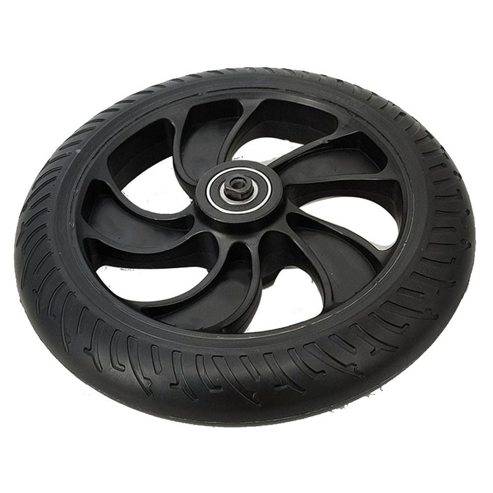 Roue arrière de rechange pour scooter électrique, pneu de scooter de 20,3 cm pour Kugoo S1 et S3, matériau PU, roulement de moyeu, noir