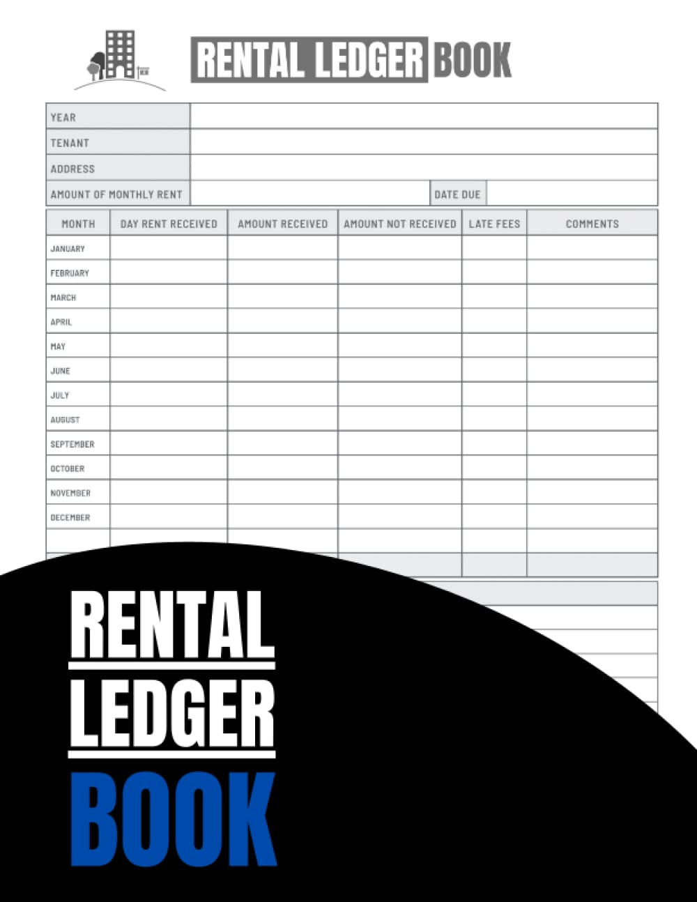 Rental Ledger Book: Property Management Log Book | Landlord Rental Property Manager Journal | Rent Management Notebook | Keep Track and Record of Your ... Receipt Tracker | Rental Property Investing