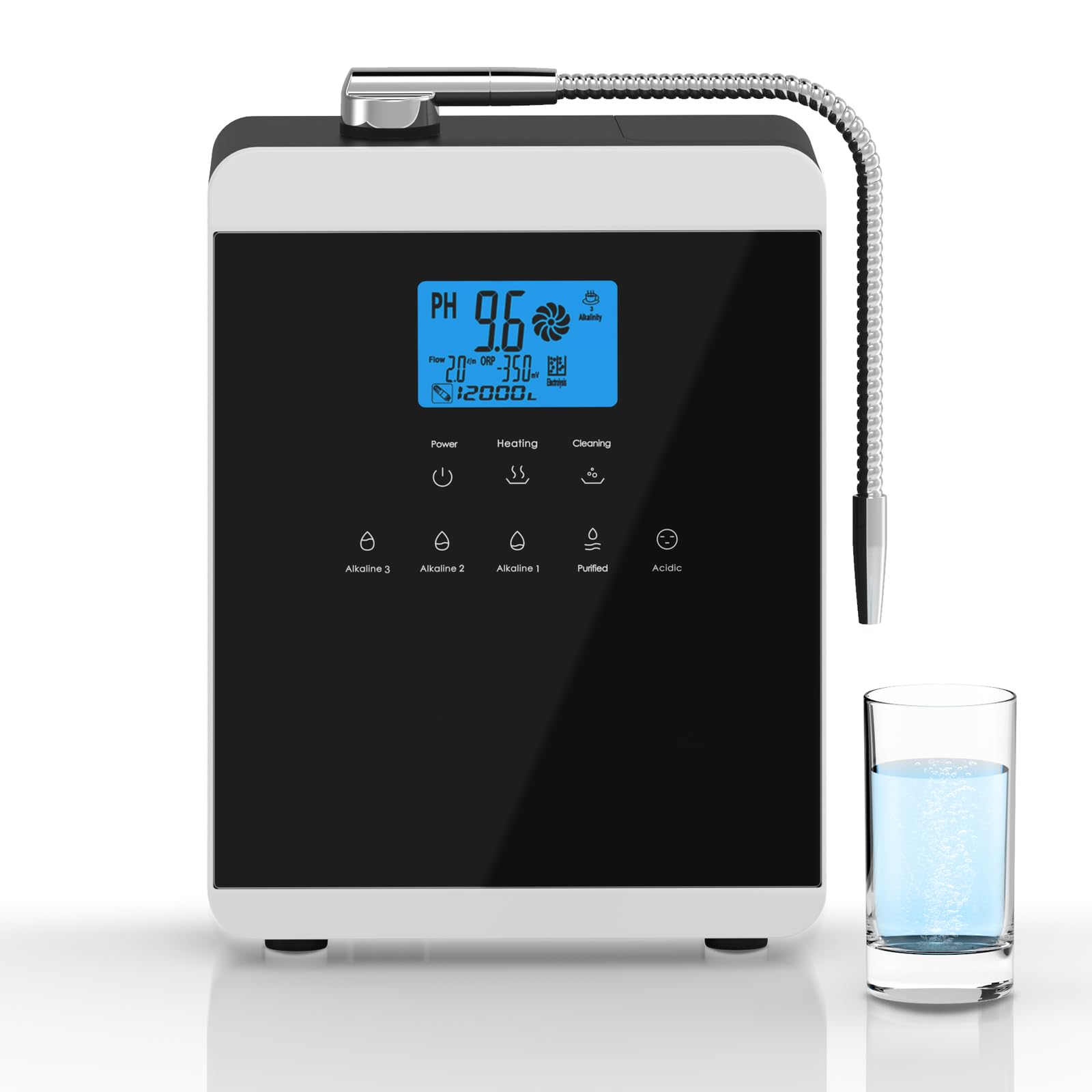 11 Titanium Plates Alkaline Water Ionizer Machine for Home