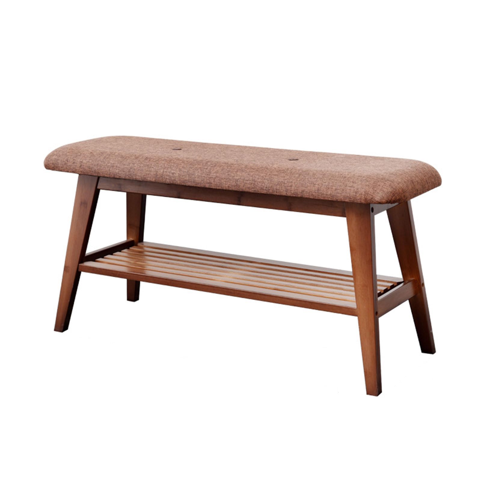 Tabouret de rangement pour entrée étroite afin d'organiser et ranger les chaussures