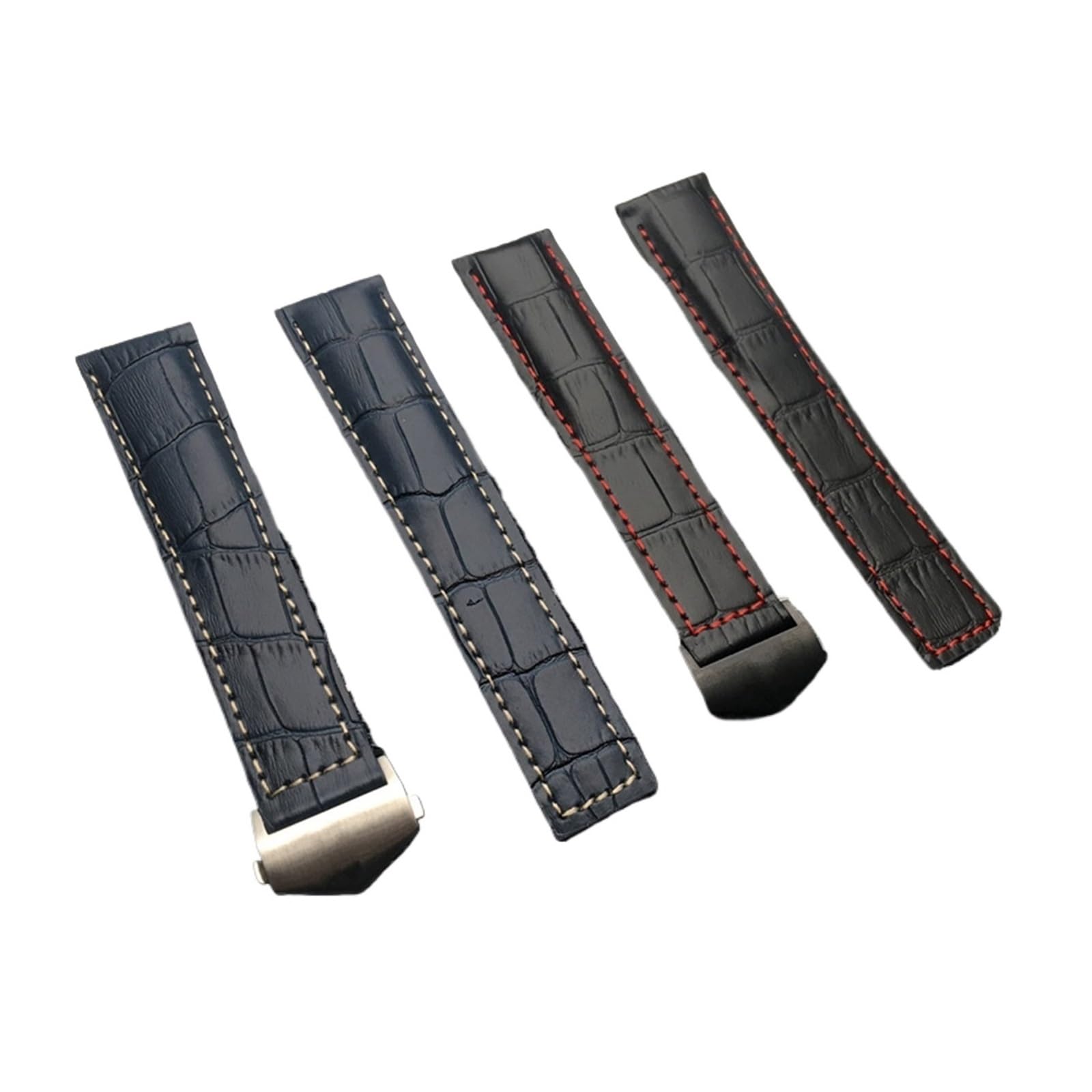 Cong Yi Bracelet de montre en cuir véritable 20 mm 22 mm pour homme Bracelet de montre souple compatible avec les bracelets HEUER