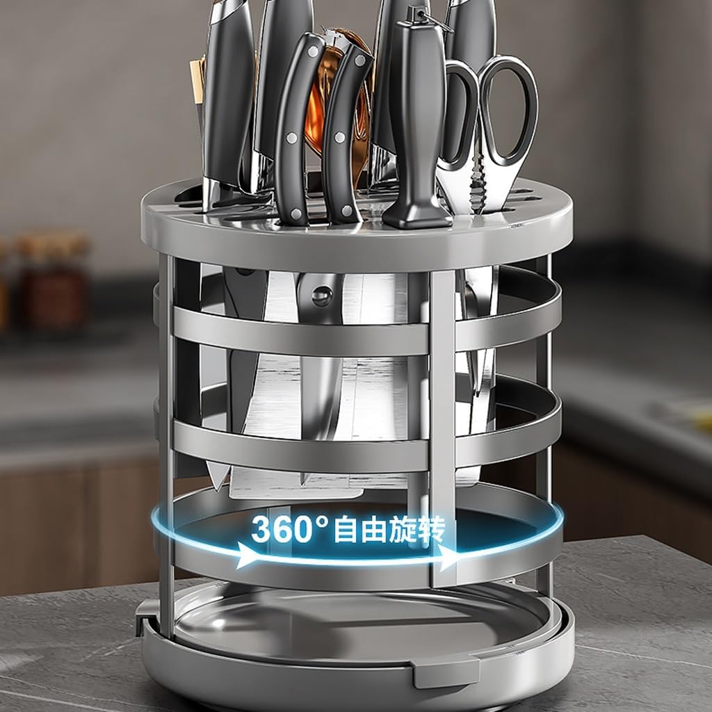 Rotating Holder Household Thickened Storage Rack Chopstick Tube Kitchen Drain Table Storage Rack