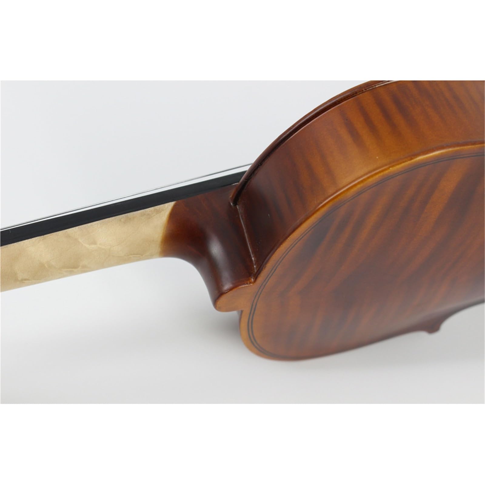 Violino In Compensato Per Esercitazione Per Principianti In Compensato Tigrato Con Diverse Dimensioni Disponibili(4/4)