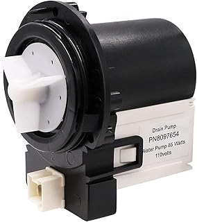 DC31-00054A Washer Drain Pump Water Motor Assembly (85 Watts 110 Volts) by Beaquicy - Replacement for Ken-more Sam-sung Washing machine