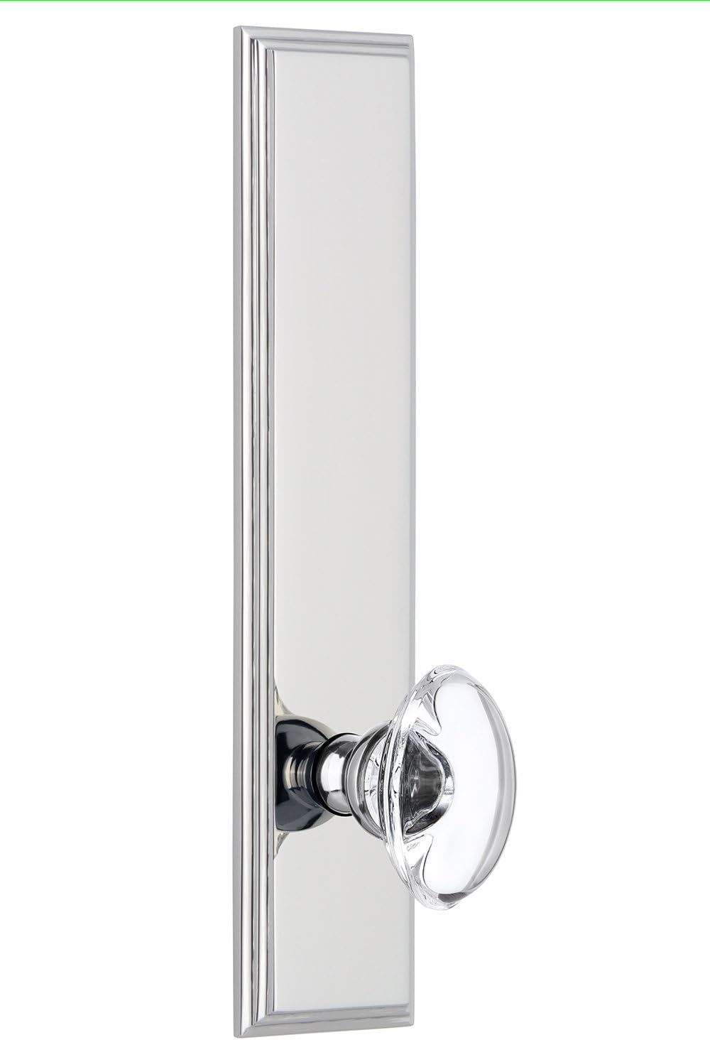 Grandeur、Bright Chrome 803409 Hardware Carre' Tall Plate Prove