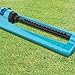 Aqua Joe SJI-OMS16 Indestructible Oscillating Sprinkler with Adjustable Spray and Metal Base, 3600 Sq. Ft. Coverage Max, 70-Foot Spray Distance Max, and 37.8-Foot Spray Width Max