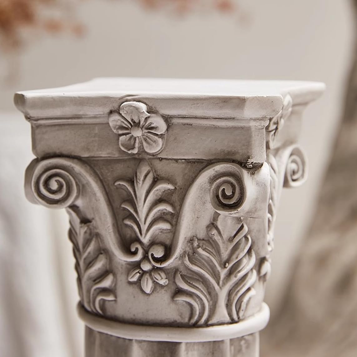 置物 Amazon.co.jp: [GZGZ] コラムスタンド 花台 屋外 アンティーク