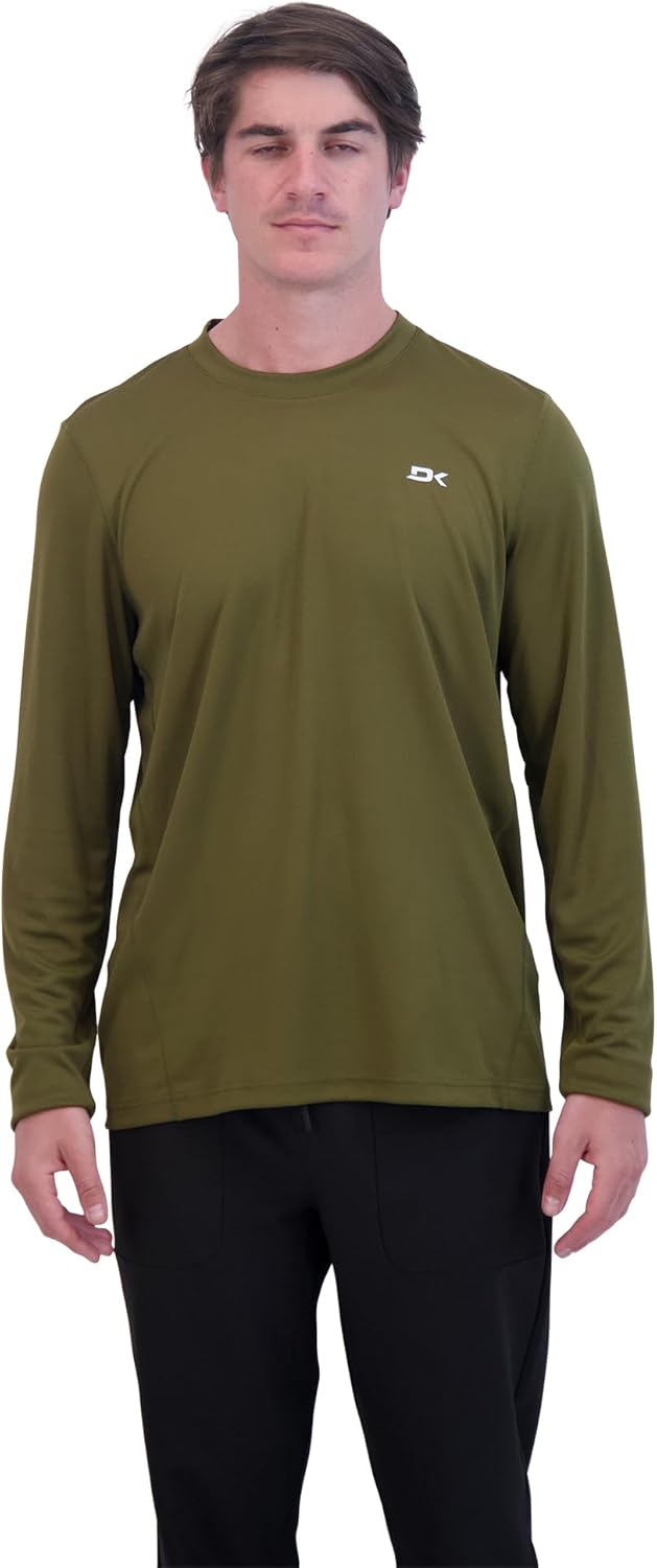 Dakine Men's Long Sleeve Bike Jersey – Recycled Air-mesh Fabric, UPF 30+, Wicking & Odor Control