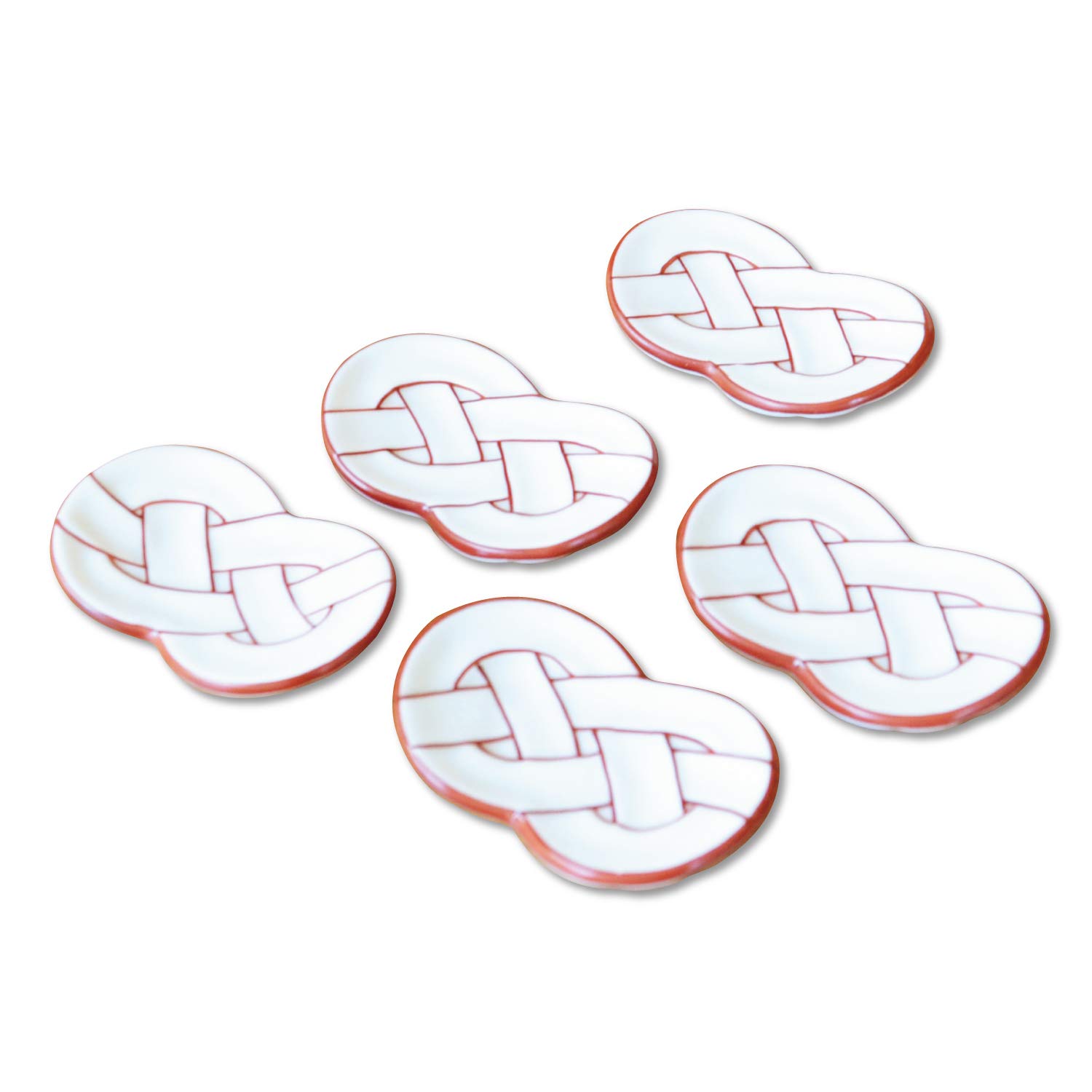 Amazon | 箸置き 5個 セット 正月 おしゃれ かわいい 有田焼 祝い結び