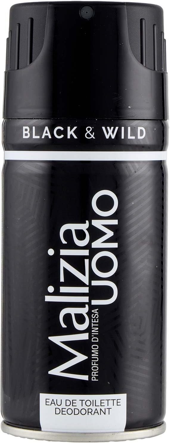 Malizia Uomo Wild Eau De Toilette Deodorant - perfume for men, 150 ml
