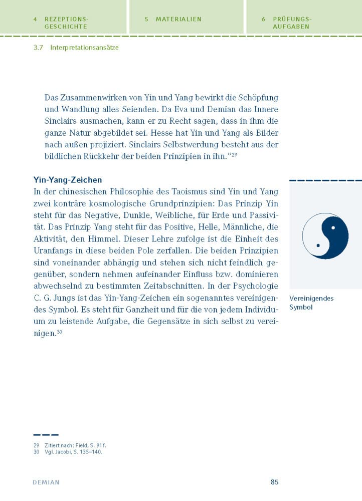 Demian von Hermann Hesse: Textanalyse und Interpretation mit ausführlicher Inhaltsangabe und Abituraufgaben mit Lösungen (Königs Erläuterungen und Materialien, Band 464)