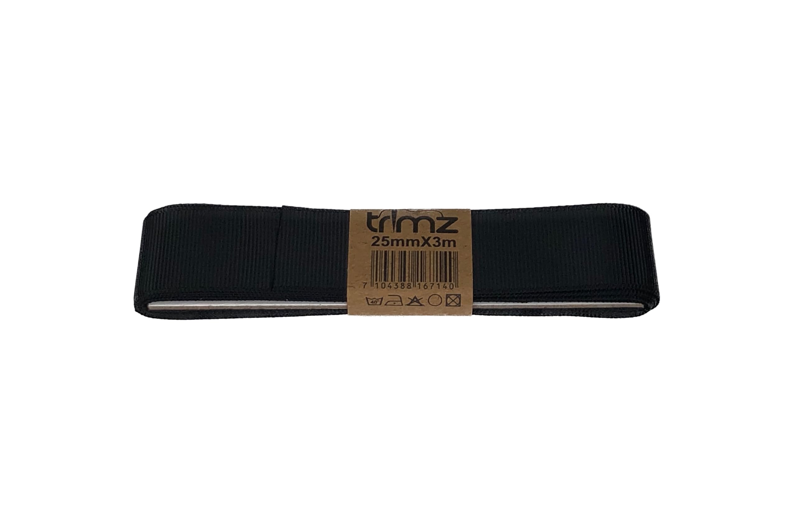 Trimz Polyester Grosgrain Ribbon 40mm x 3m – Black | Crafts, Sewing, Gift Wrapping