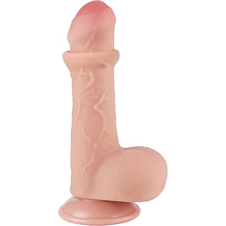 Realistic Uncut Dildo with Sliding Skin: Experience Ultimate Satisfaction