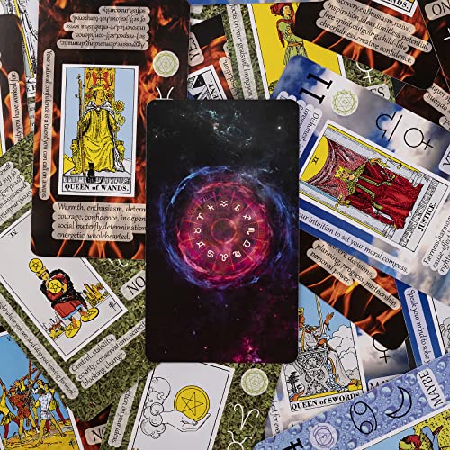 Tarot Cards with Meanings on Them, Tarot Cards for Beginner, Learning