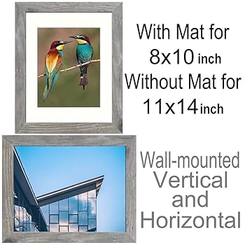 Amazon.co.jp: Wocred 3パック 素朴な写真フレーム - 11 x 14