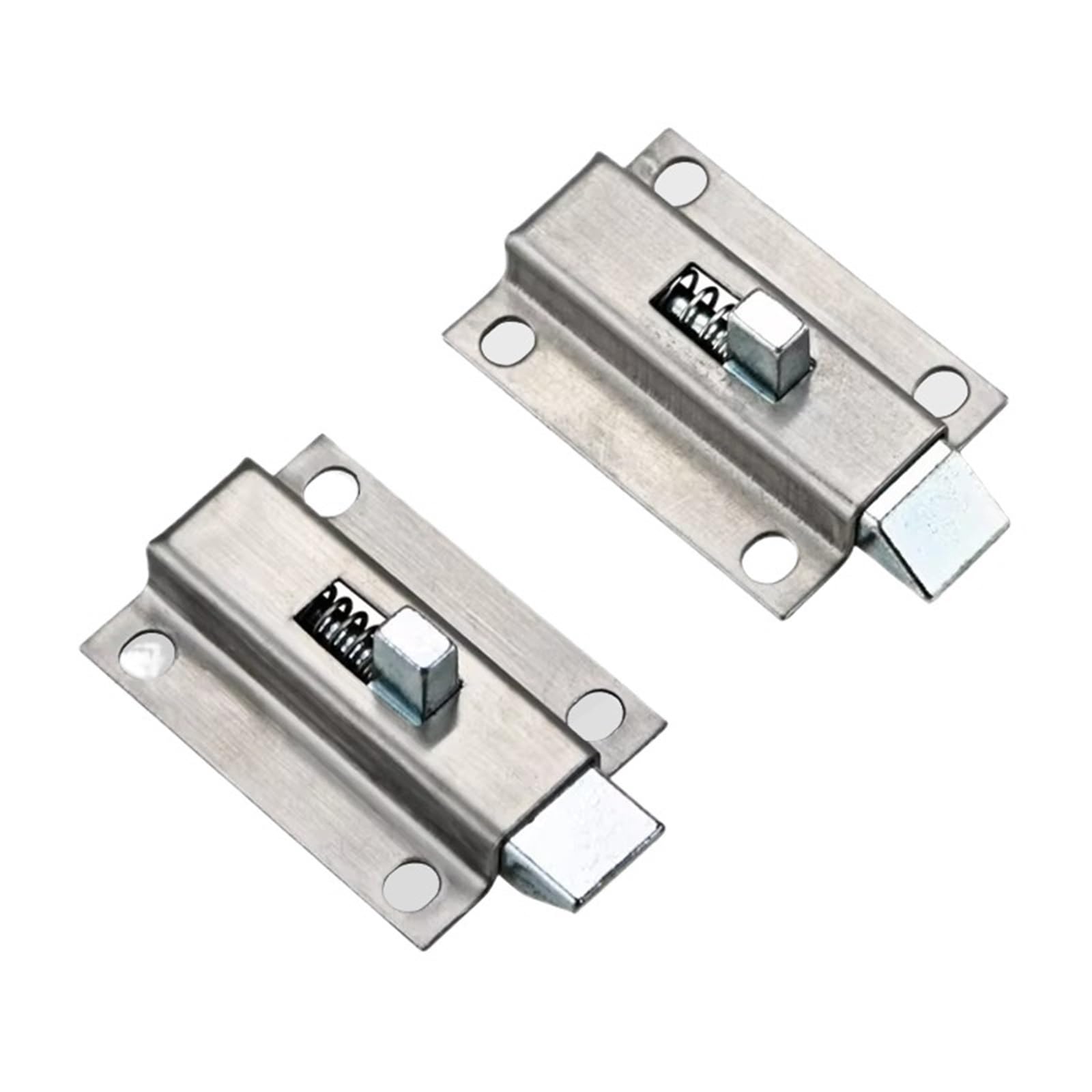 FQJYXWEWL Stainless Steel Door Buckle Machinery Equipment Indoor Spring Tension Bolt Hinge 1Pcs
