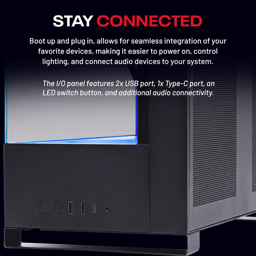 Skytech Gaming Shadow 5 Gaming PC, AMD Ryzen 7 7700 3.8GHz, NVIDIA RTX 5070 12GB VRAM, 1TB Gen4 NVMe SSD, 32GB DDR5 RAM 6000, 750W Gold PSU, WI-FI 5, Windows 11, Desktop