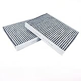 (Pack of 2) TrustMoto CUK 2533-2 Cabin Air Filter Fits For BMW 528i, 528i xDrive, 535d, 535d