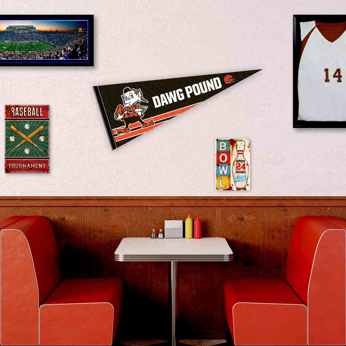 WinCraft Bandiera Da Giardino Cleveland Browns 31,8x45,7 Cm – Doppia Faccia Con Logo Ufficiale