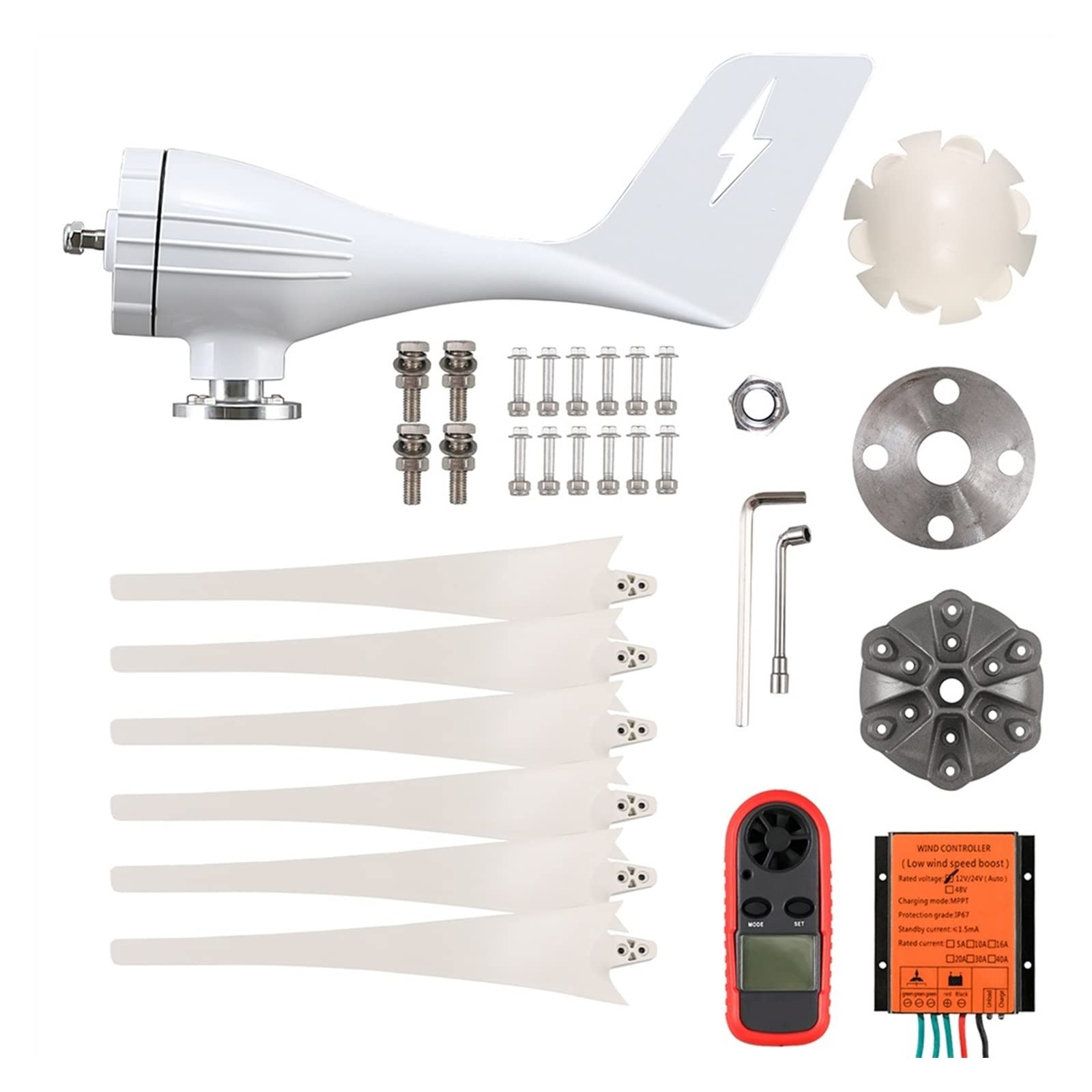 Amazon | ハイブリッド風力発電機 小型風力タービン フリー エネルギー