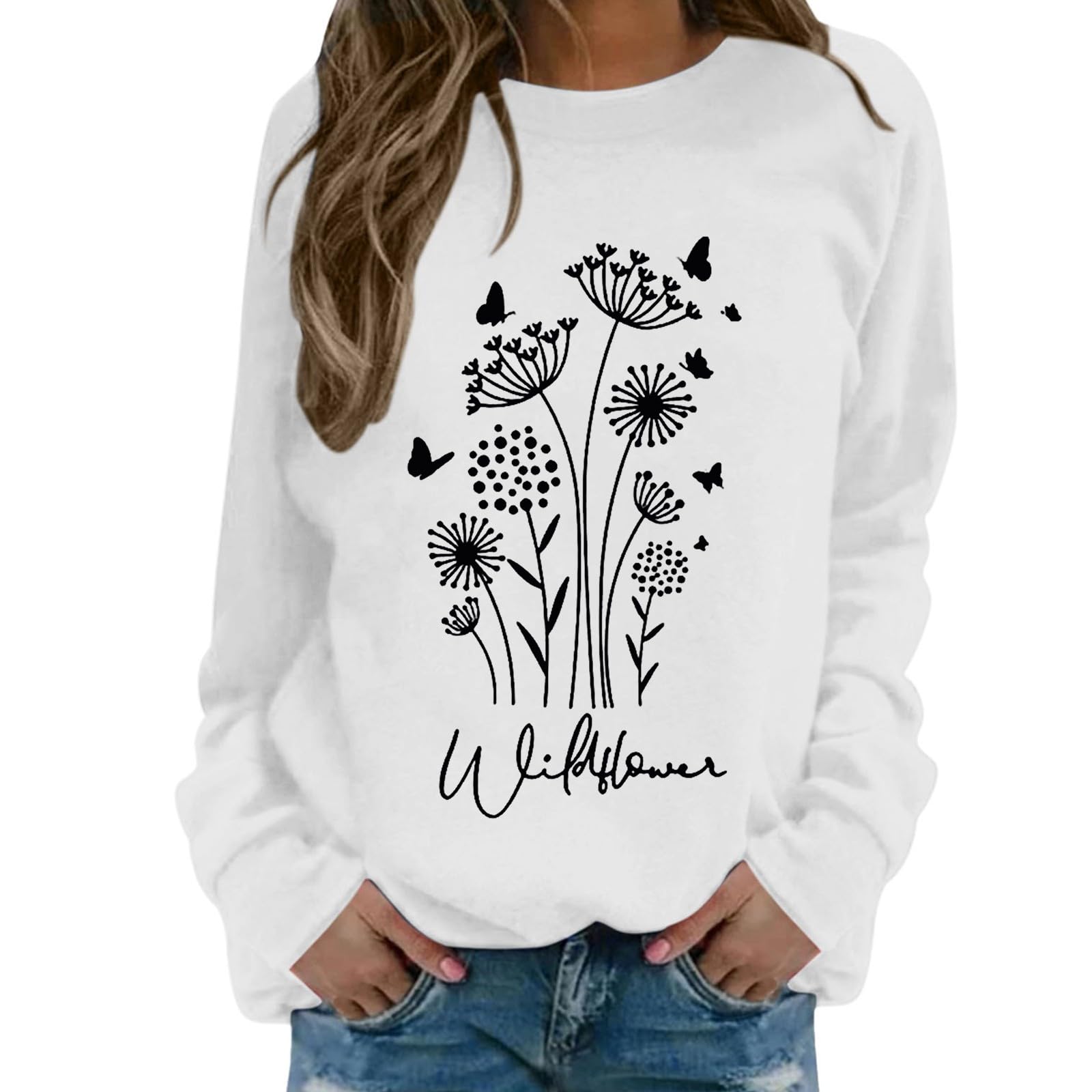 Sudadera con capucha para mujer, diseño floral, estilo casual, moderno, retro