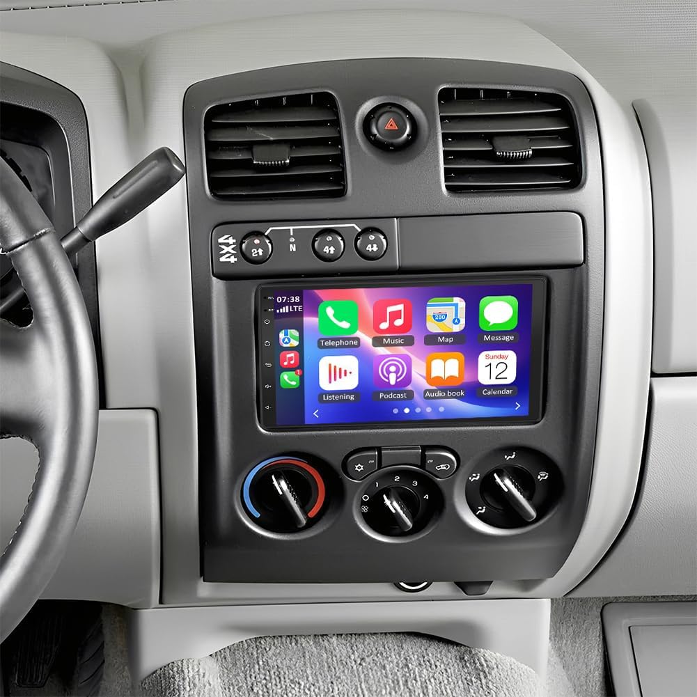 7" Double Din Car Radio Stereo for Chevrolet Chevy Colorado 2004-2012 Touch Screen Head Unit Car Stereo Android 13 with Wireless & Wired Carplay Android Auto GPS Navigation/SWC/Backup Camera+MIC,2+32G