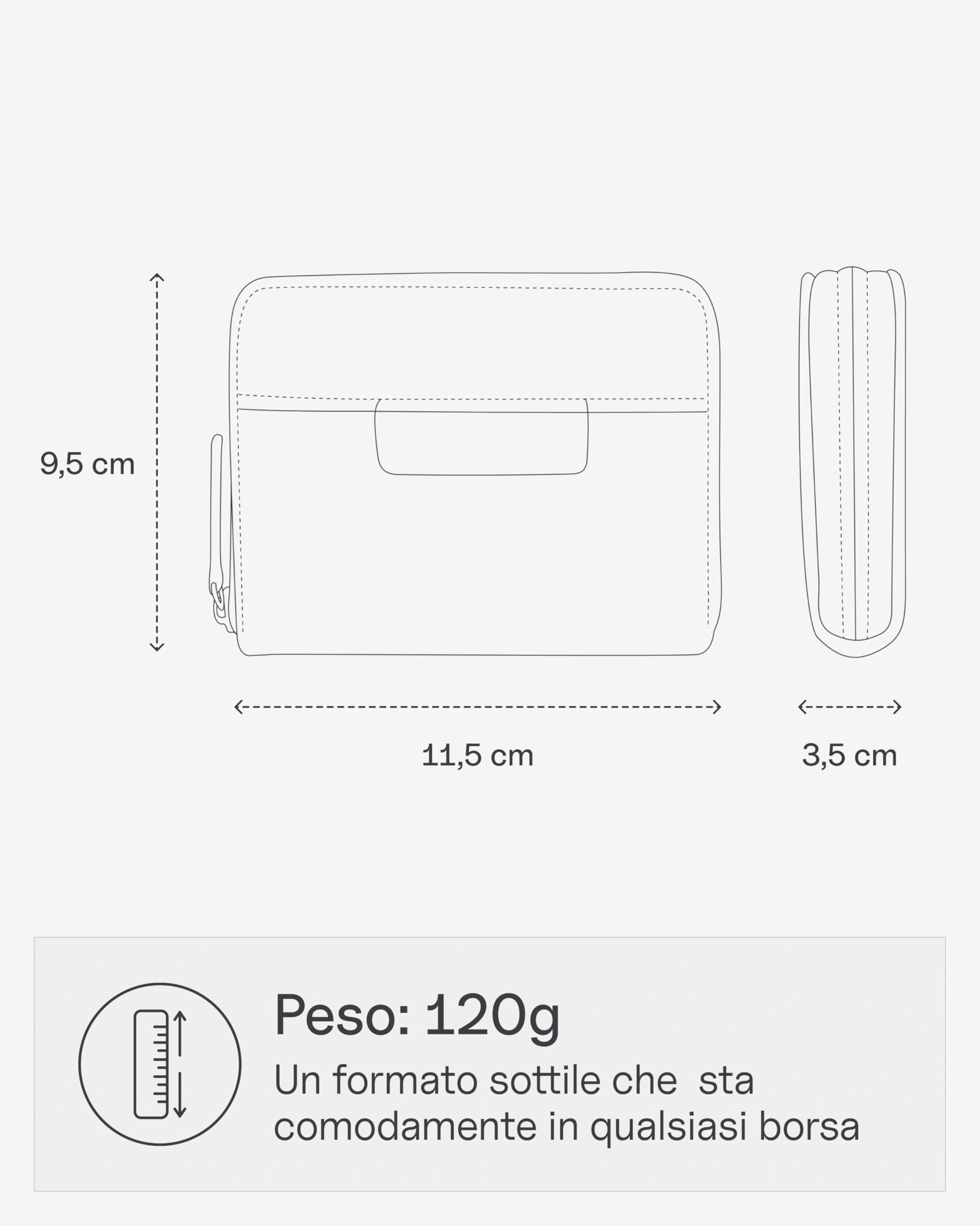 Kapten & Son Portafoglio Donna | Bergen Pro Wallet Small All Black | Portafoglio donna piccolo nero | Borsellino donna piccolo con 8 scomparti per carte e un scomparto portamonete | 9,5x11,5x3,5 cm