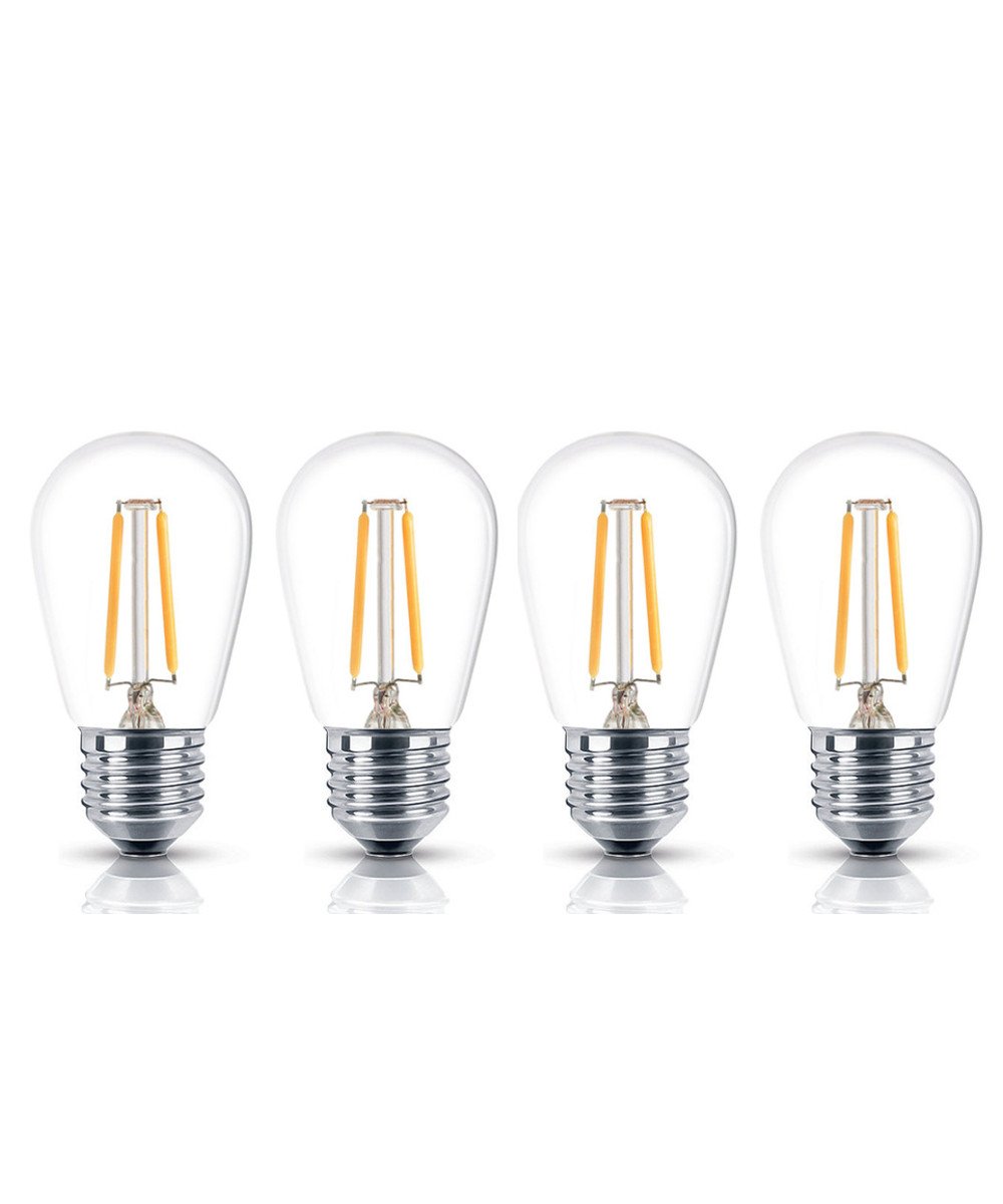 LED String Light Replacement Bulbs S14 4-Pack 1 5w