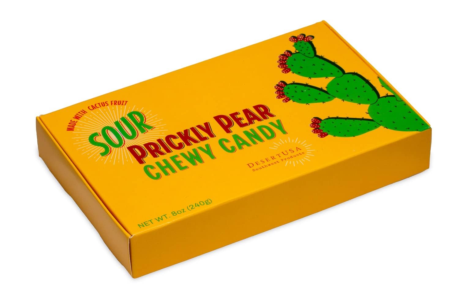 3 Set - DesertUSA's SOUR Prickly Pear Candy – Made with real Cactus Fruit Juice.
