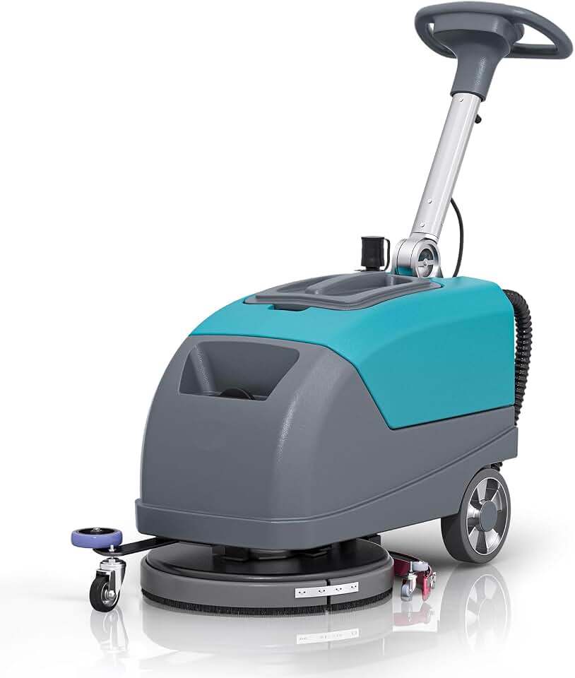 18" Walk Behind Commercial Floor Scrubber, 24" Squeegee Width