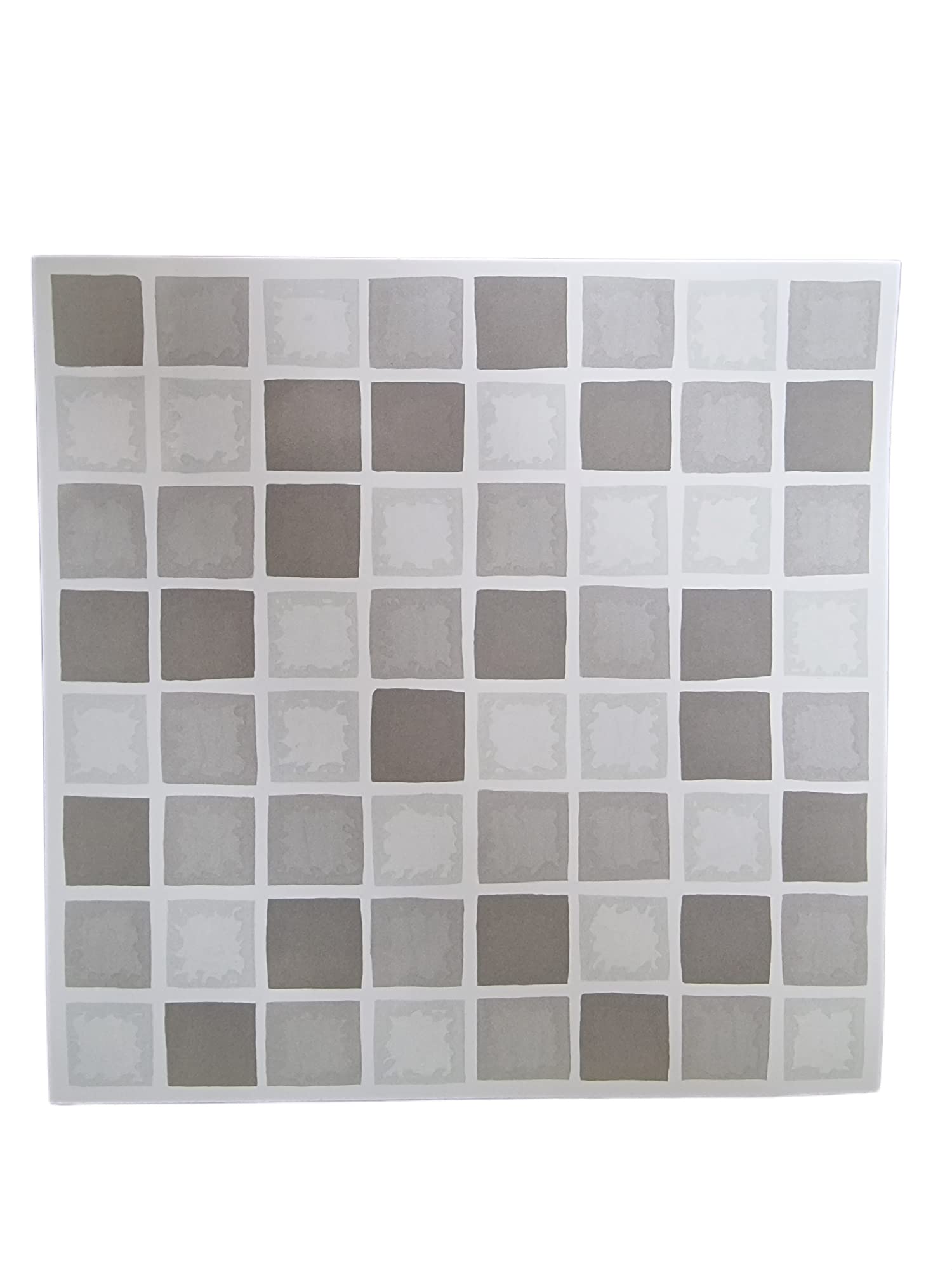 Yorkshire Discounts Pack of 10 Grey Mosaic self Adhesive Tile transfers / Stickers - Peel and Stick - Transform Your Bathroom or Kitchen