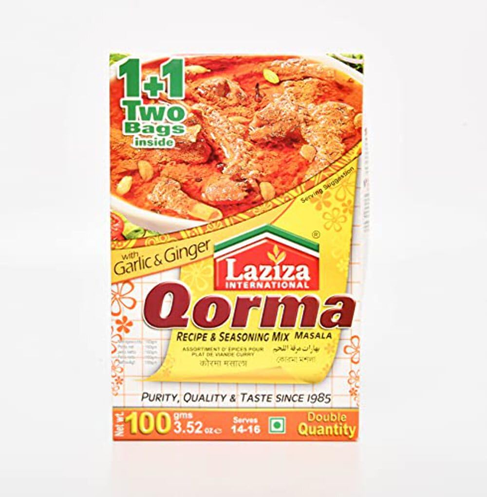 Laziza Qorma Spice Mix | Masala Mix | Easy Cook | 100g